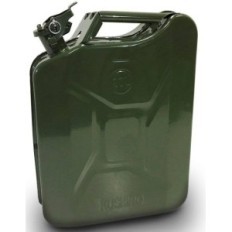 Bidon Metalico Para Almacen Y Transporte De Combustible - Capacidad 25 Lt. Con Pico Vertedor - Marca Cd.