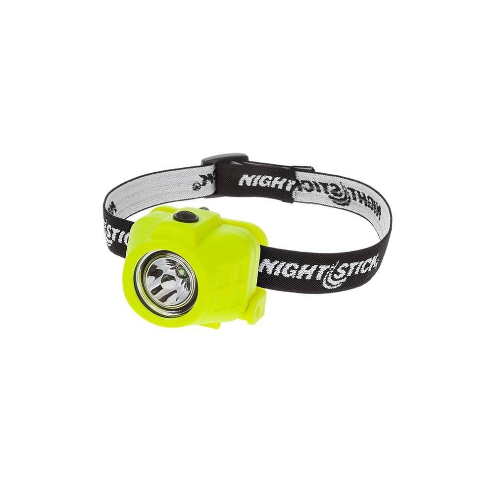 Linterna Led Para Casco Correa Antideslizante / Antiexplosiva / 3 Elem. Waterproof - 90 Lumenes / Cod. Xpp-5450G-92B