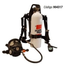 Equipo Autonomo Scba Spiromatic 90 Usa - Air Line - Cilindro De Aluminio Cs 30 Minutos De Autonomia - Marca Interspiro (Libus)