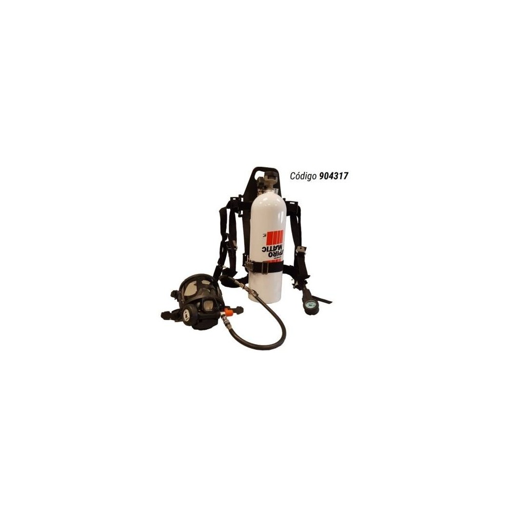 Equipo Autonomo Scba Spiromatic 90 Usa - Air Line - Cilindro De Aluminio Cs 30 Minutos De Autonomia - Marca Interspiro (Libus)