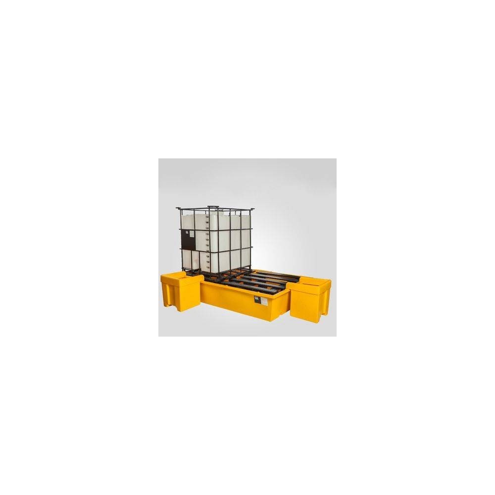 Batea Antiderrame Para 2 Cubitainers - Carga Máx. 1100 Kgs . / Capacidad De Contención 86 Lts.