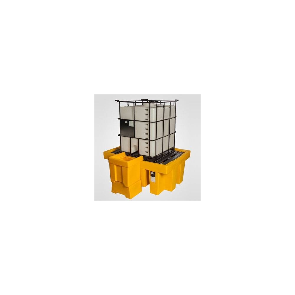 Pallet Antiderrame Para Cubitainer - Carga Máxima 1100 Lts. /Capacidad De La Batea Chica 86 Lts.