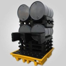 Ecostacker Módulo Apilable Para 4 Tambores - De 200 L Colocados En Forma Horizontal.