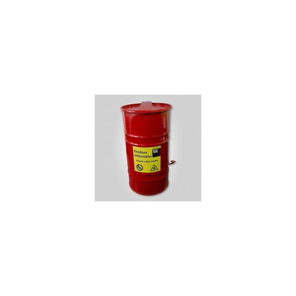 Recipiente Para Residuos Inflamables - Alto 815 Mm  Ancho 510 Mm  Profundidad 515 Mm - Capacidad 100 Lts.