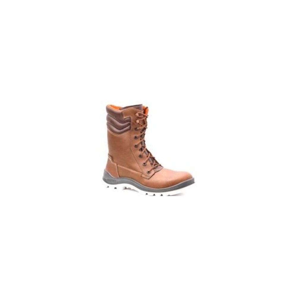 Borcegui – Cuero Napa Hidrofugado – Puntera De Acero – Suela Leon - Bidensidad - Color Marron T/37