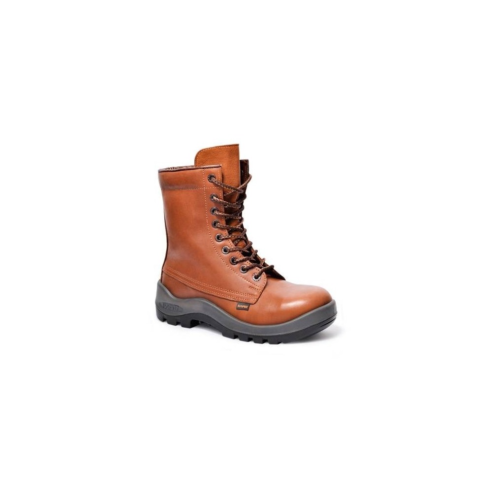 Borcegui – Cuero Napa Hidrofugado – Puntera De Acero – Suela Bota 2.0 - Pu Bidensidad/ Goma - Color Marron - Resistente A