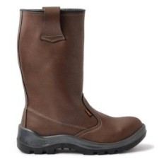 Bota Petrolera – Cuero Flor Hidrofugado - Punt/ Acero – Nueva!!! Suela Pu Bidensidad - Color Marron Habano - Art. 18001