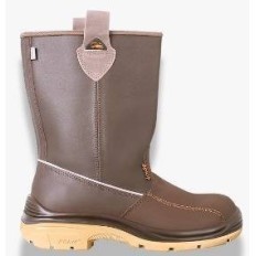Bota Petrolera - Cuero Flor - Color Marron - Totalmente Forrada - Suela Pu Bidendisad - Art- 3910 - Talles 36 Al 47 - Marca