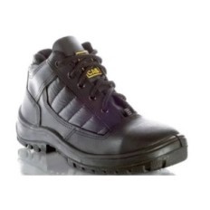 Botin Modelo Frances - Color Negro - Cuero Box - Suela Poliuretano Bidensidad - Mod. Boro - Marca Cas - Ombu. (Certificado