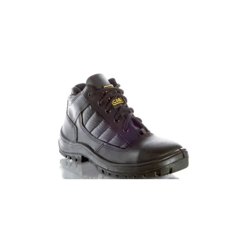 Botin Modelo Frances - Color Negro - Cuero Box - Suela Poliuretano Bidensidad - Mod. Boro - Marca Cas - Ombu. (Certificado