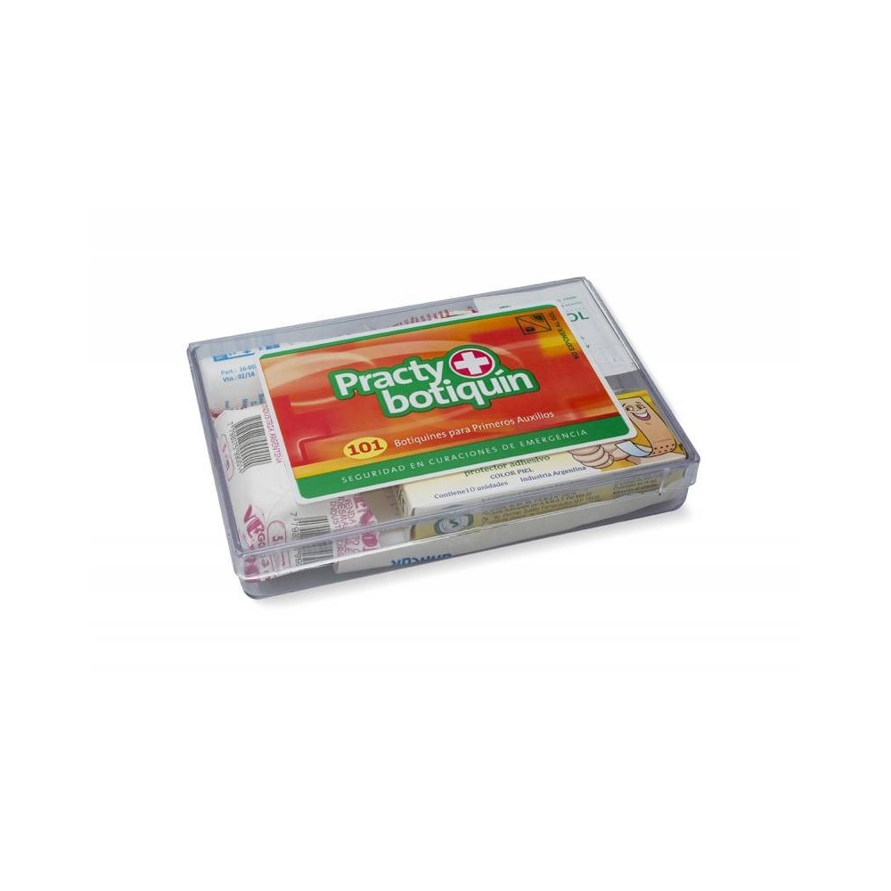 Botiquin Plastico Primeros Auxilio N° 2. (10 Unidades).