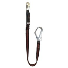 Cabo De Vida De Cinta De 2 Mts De Largo - Regulable - Mosquetón De 55 Mm. Con Amortiguador De Caida Art. Cv1020A. – Marca