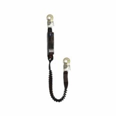 Cabo De Vida De Cinta De 1.5 Mts De Largo - Cinta Elastizada. – Mosquetón - De 18 Mm - Con Amortiguador De Caida - Art. Cv21Ea