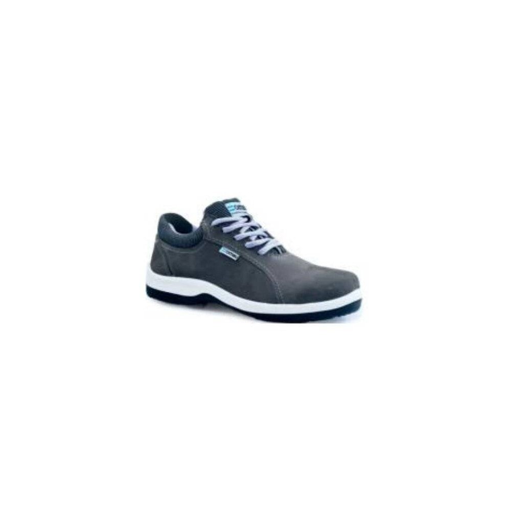 Zapatilla De Seguridad Dama - Suela Pu Bidensidad - Puntera De Composite Modelo Gema - Color Marron - Cuero Gamuzado - Marca