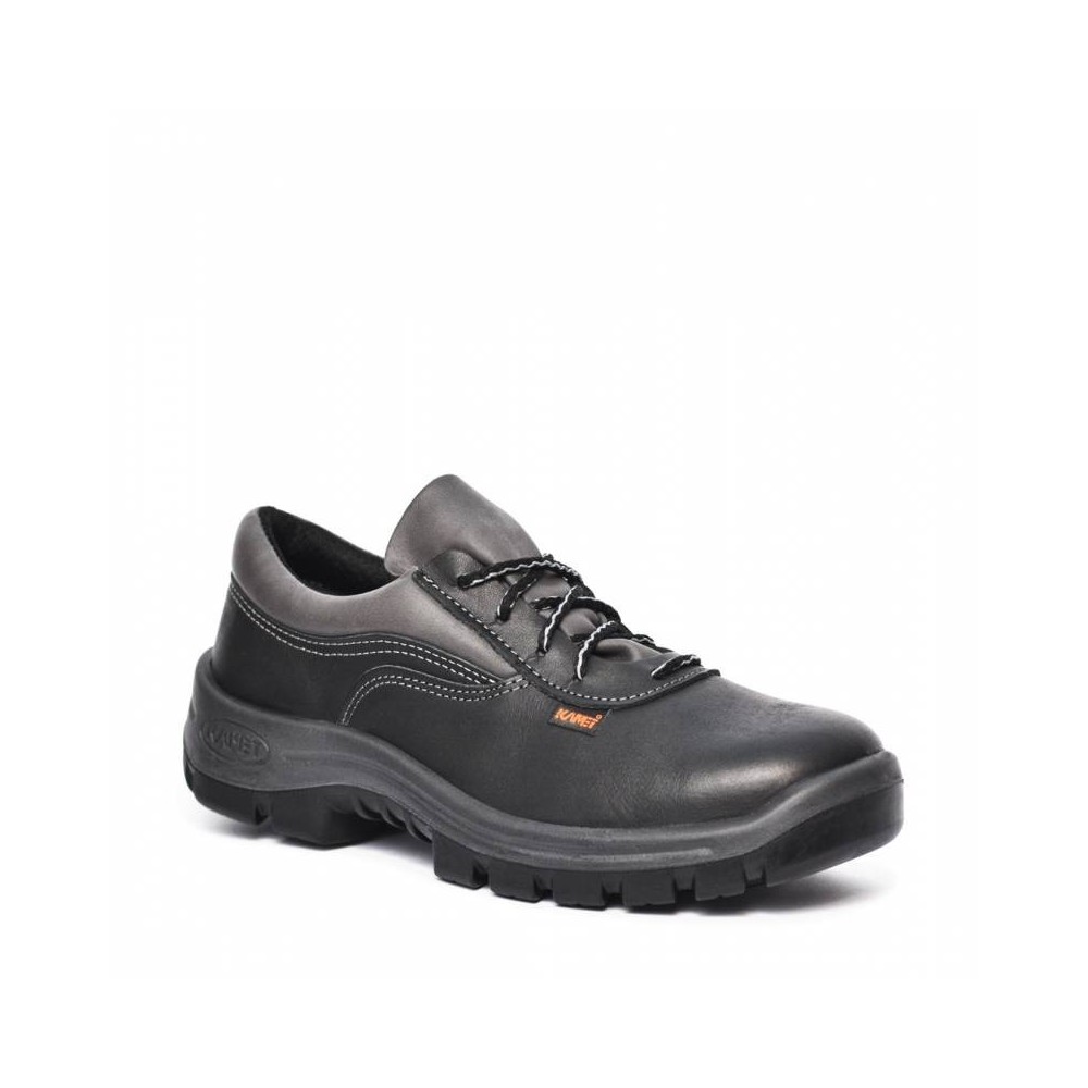 Zapato Frances - Cuero Flor - Puntera De Acero - Color Negro - Suela Poliuretano Bidensidad. Dielectrico - Art. 21000 - T/35.