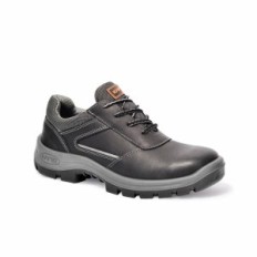 Zapato Prusiano. Cuero Flor Hidrofugado/ Textil – Puntera Composite – Suela Poliuretano Bidensidad. Dielectrico Color Negro