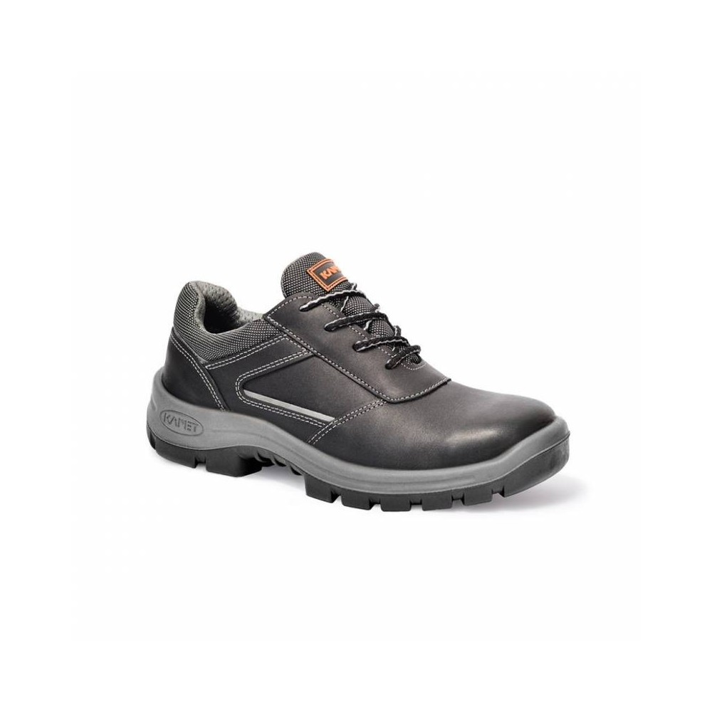 Zapato Prusiano. Cuero Flor Hidrofugado/ Textil – Puntera Composite – Suela Poliuretano Bidensidad. Dielectrico Color Negro