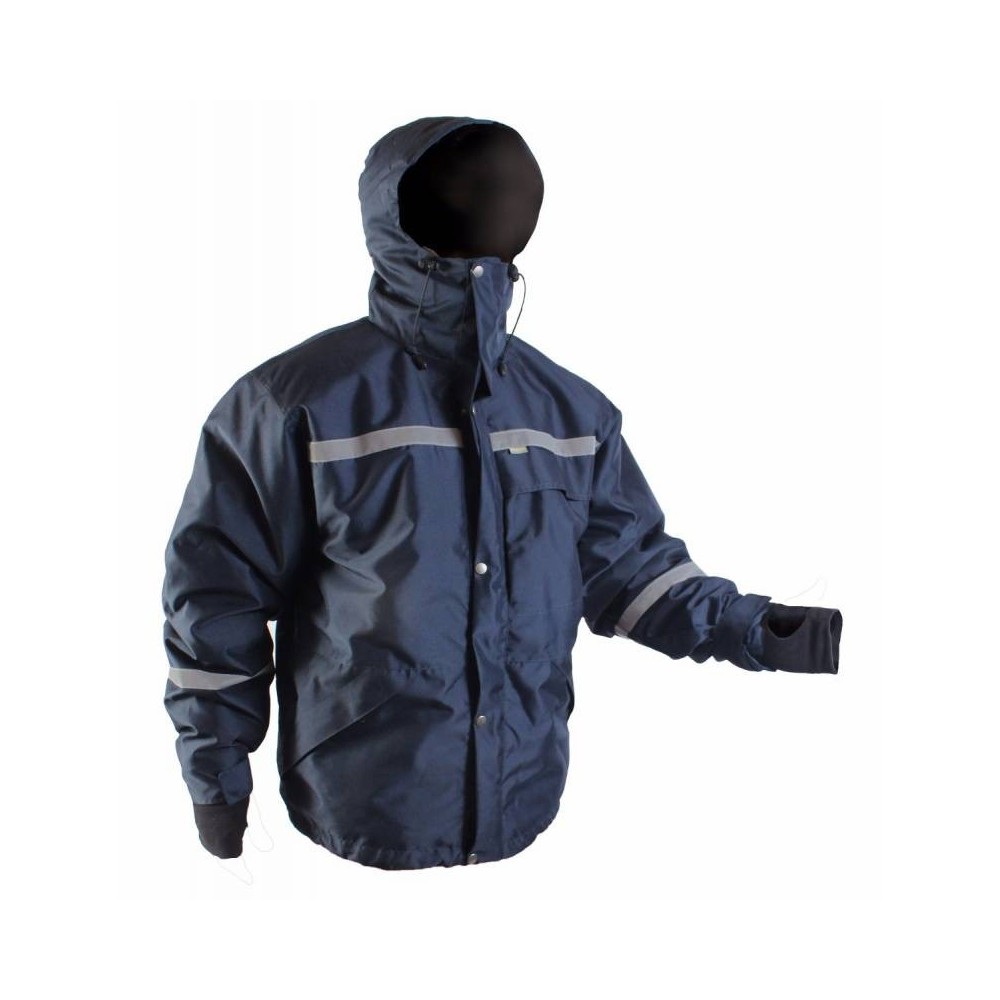 Campera Termica Aguila Con Capucha. - Color Azul Marino - S