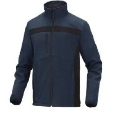 Campera Abrigo Tejido Soft Shell - Mod. Lulea - Color Azul - Marca Deltaplus.