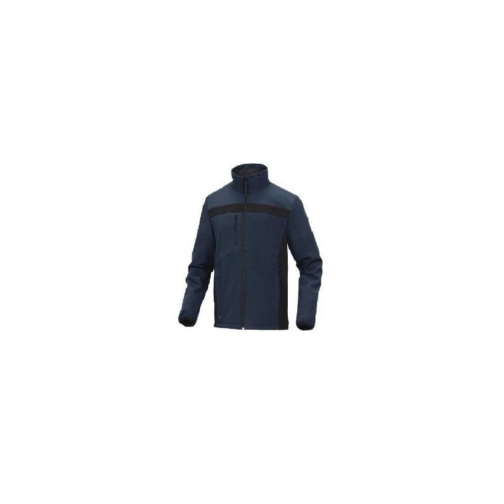 Campera Abrigo Tejido Soft Shell - Mod. Lulea - Color Azul - Marca Deltaplus.