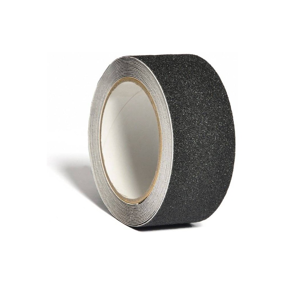 Cinta Adhesiva Antideslizante Negra 18 Mt (Largo) X 5 Cm (Ancho) Art. Cd 7299 - Marca Cd.