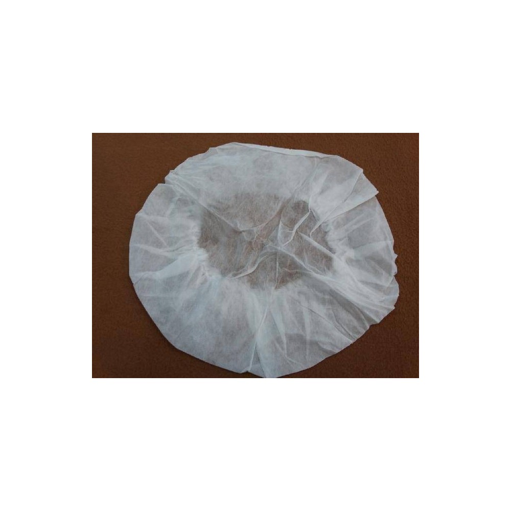 Cofia Descartable De Friselina - Con 2 Tiras De Sujecion - Tipo Medicinal. (Bolsa X 100 Unidades) - Art. 01441 -