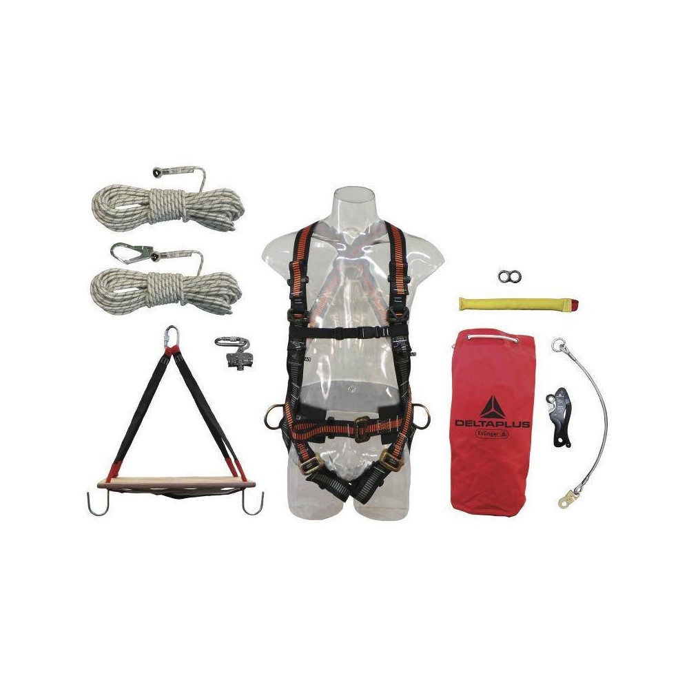 Kit Completo Para Trabajo Vertical - Largo 30 Mt. - Art. Kvs-30.