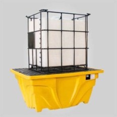 Pallet Antiderrame P/ Cubitainer  Sin Batea Para La Válvula Dosificadora - Carga Máxima 1500 Kgs (D.u.c.) /Capacidad De