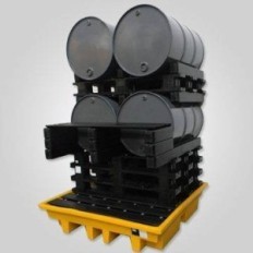 Ecostacker Módulo Apilable Para 4 Tambores - De 200 L Colocados En Forma Horizontal.
