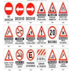 Cartel Alto Impacto De 0 8 Mm - Medida 14 X 14 Cm - Leyenda Std.