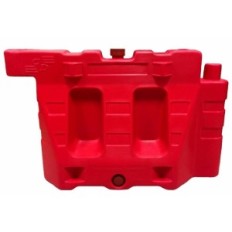 Canalizador De Pvc - Color Blanco O Rojo - 80 Cm Altura X 120 Cm Largo Peso 15 Kg. - Sin Reflectivo -Recargable - Modelo
