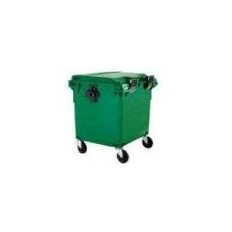 Contenedor Para Residuos Inyectado De 660 Lts. - Contenedor Plástico Inyectado En Pead Para Residuos De 120 Lts Con 2 - Ruedas