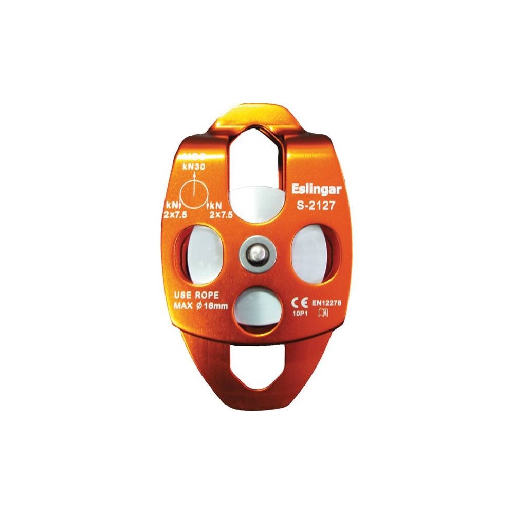 Polea Aluminio Aleado Doble 16 Mm - Art. Pol002 - Cod. Z0Ac50024.