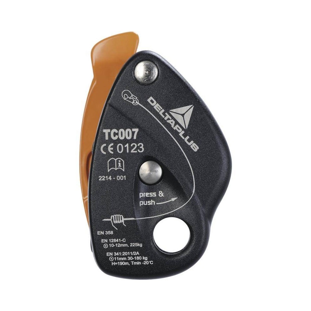 Descensor Autoblocante 10 A 12 Mm Con Empuñadura Multifuncion.
