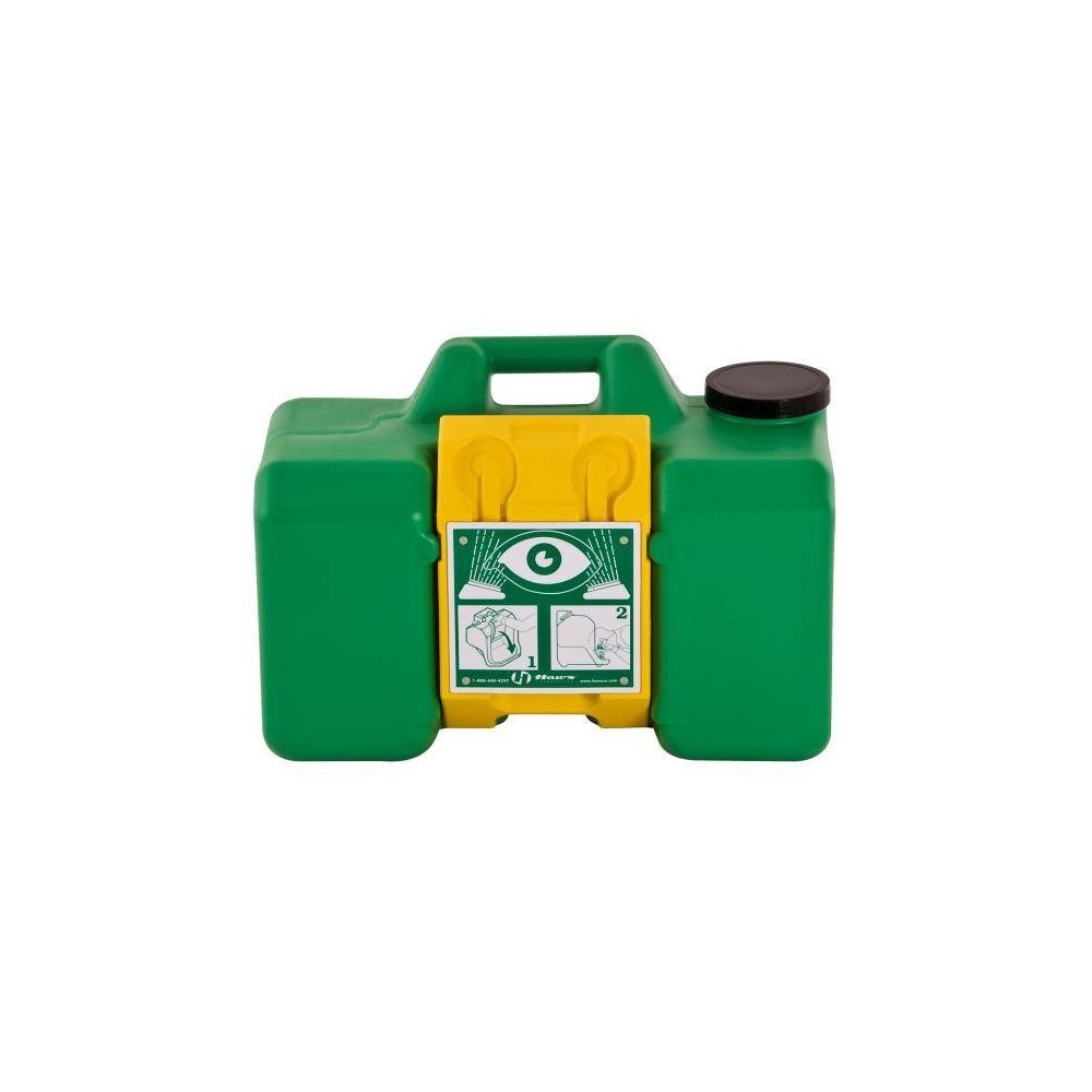 Lavaojos Para Mesada En Acero Inoxidable:lavaojos/Rostro/Cuerpo En Acero Galvanizado  Con Accionamiento Manua