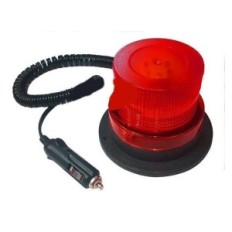 Baliza Con Luz Estroboscopica Flash A Led - Con Iman + Entrufe - Color Roja - 12 Volt - Art. Cd 469-12 R - Marca Cd.