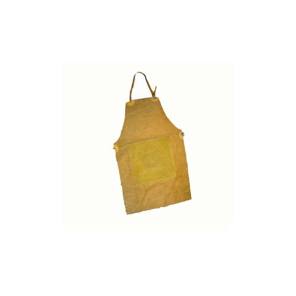 Delantal De Descarne Amarillo - Con Tira De Sujeción - Largo 60 X 90 Cm