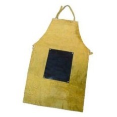 Delantal Descarne Amarillo – Std. - Largo 90 X 60 Cm. – 1° Calidad. Con Refuerzo Abdominal Con Plomo