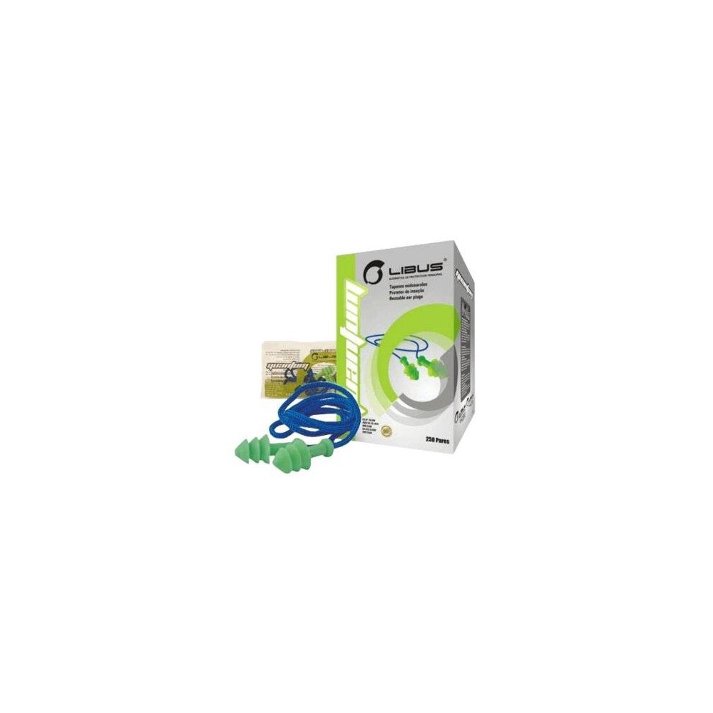Protector Auditivo Endoural Siliconada - C/ Cordel - Mod. Quantum. Nrr 26 Db - Cod. 900473.