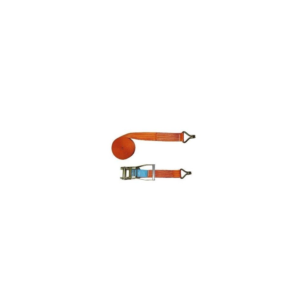 Eslinga Criquet Tensor De 4 Mt. De Largo X 25 Mm De Ancho - Para 1.5 Tn. Gancho Tipo J -