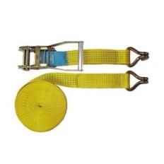 Eslinga Criquet Tensor De 6 Mt. De Largo X 50 Mm De Ancho - Para 5 Tn. - Gancho Tipo J - Marca Eslingar.