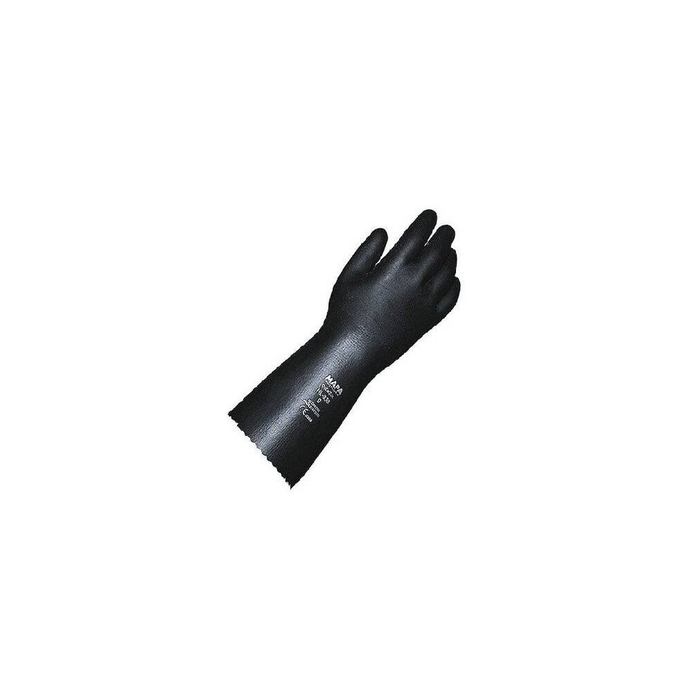 Guante De Neopreno Mapa Technic 450 - Neopreno Negro Flocado Pesado. Largo 41 Cms -
