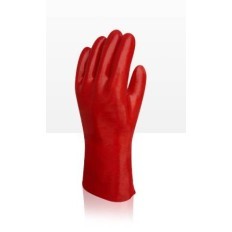 Guante Pvc Rojo Industrial  Liviano - Largo 35 Cm. – T/10