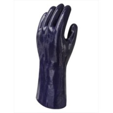 Guante Pvc Azul Industrial  Liviano - Largo 40 Cm. Para Hidrocarburo - T/10 -Aspero