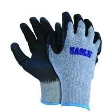 Guante Tejido De 100% Poliester - Con De Latex Rugoso En Palma Y Dedos.