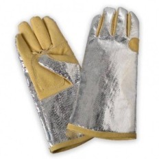Guante Descarne Soldador   Interior Forrado  Descarne/Aluminizado Talle 10 - Marca Segod.