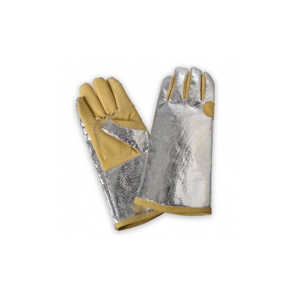Guante Descarne Soldador   Interior Forrado  Descarne/Aluminizado Talle 10 - Marca Segod.