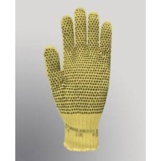 Guante Tejido Con Kevlar  4 Hilos - Moteado  1 Cara - Art. 1195.