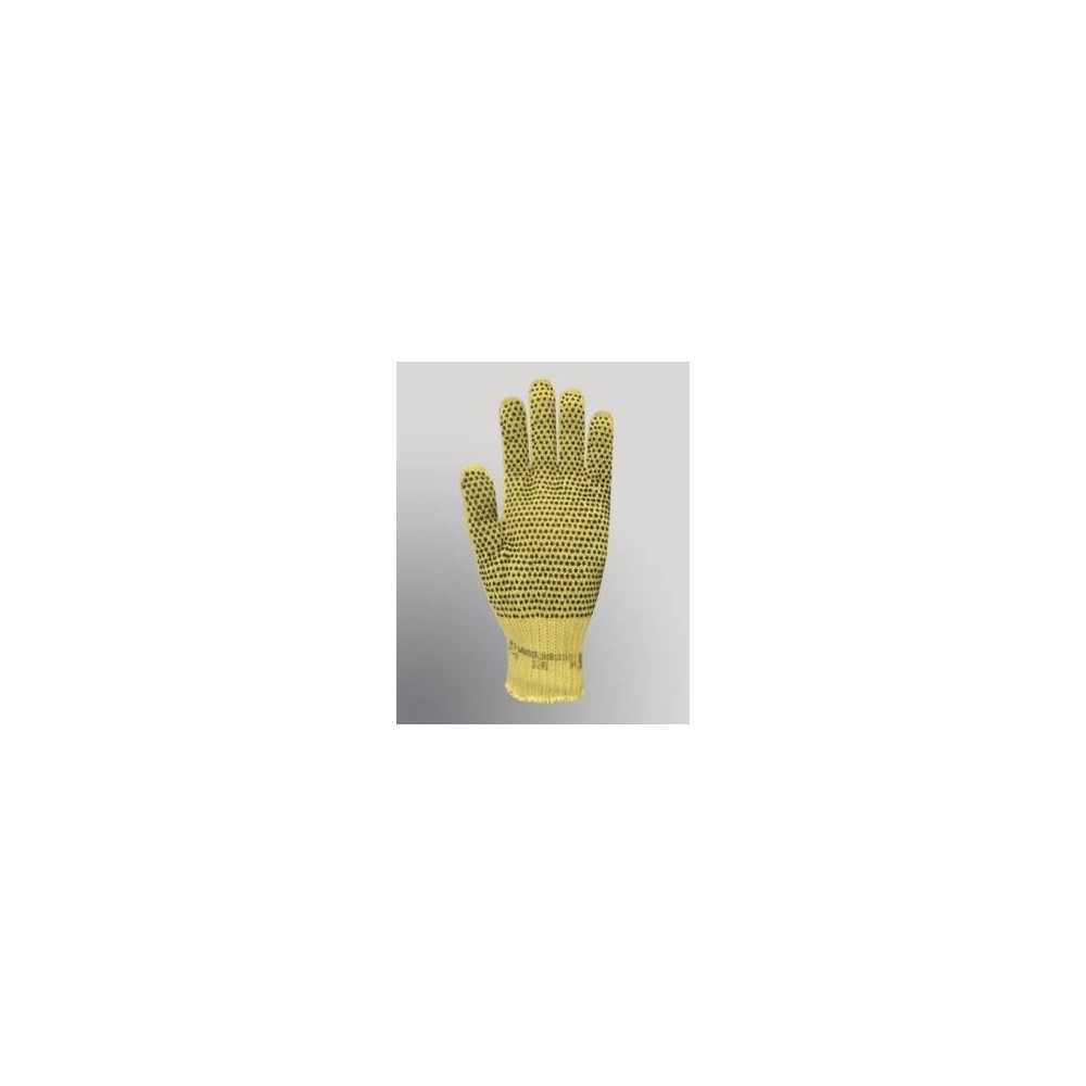 Guante Tejido Con Kevlar  4 Hilos - Moteado  1 Cara - Art. 1195.