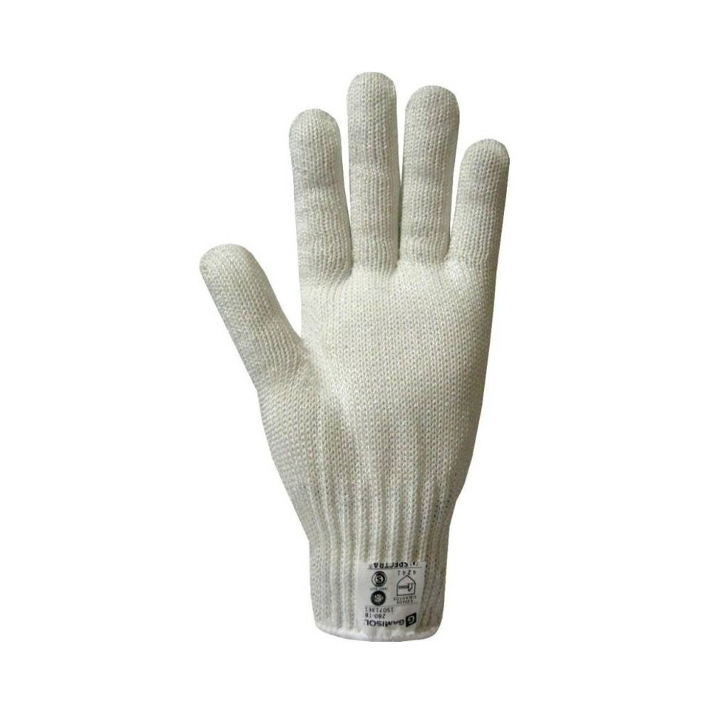 Guante Tejido G7 Pesado Con Hilos De Acero. Frigorifico - Art. 280 - Talle/7 Marca Gamisol.